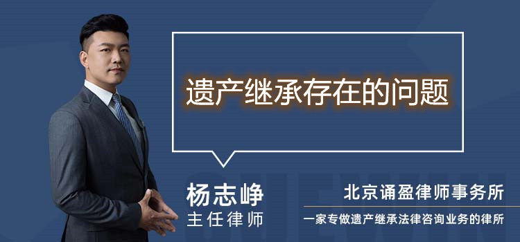 遗产继承存在的问题