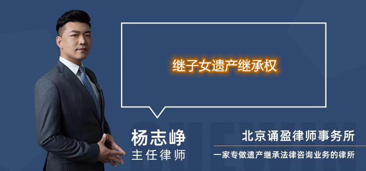 继子女遗产继承权